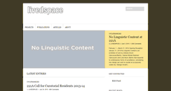 Desktop Screenshot of livedspace.org